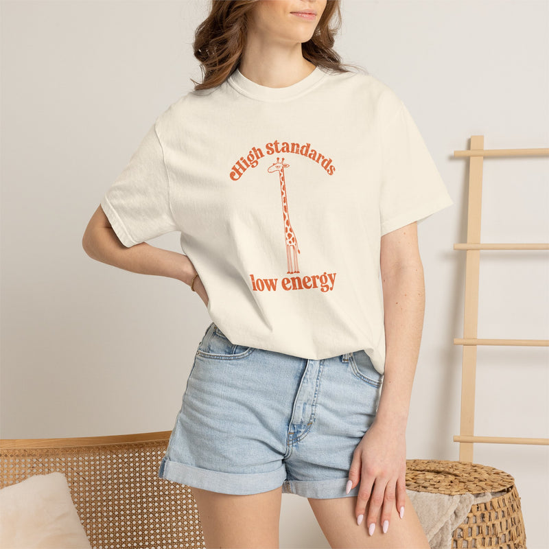High standards giraffe tee