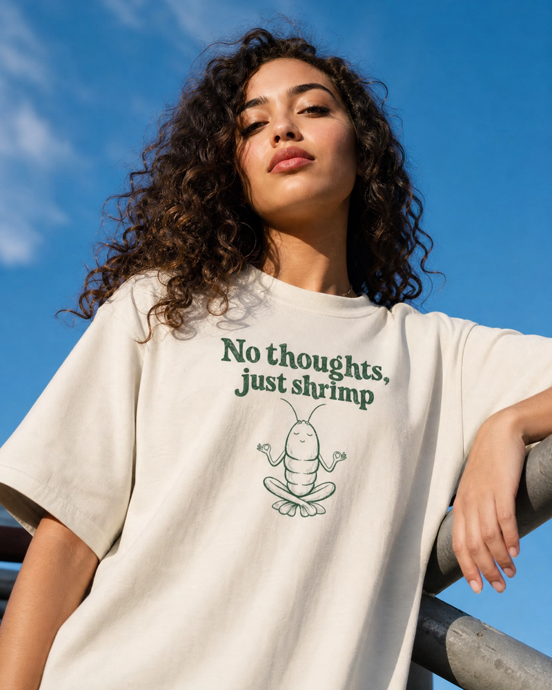 Meditating Shrimp Tee