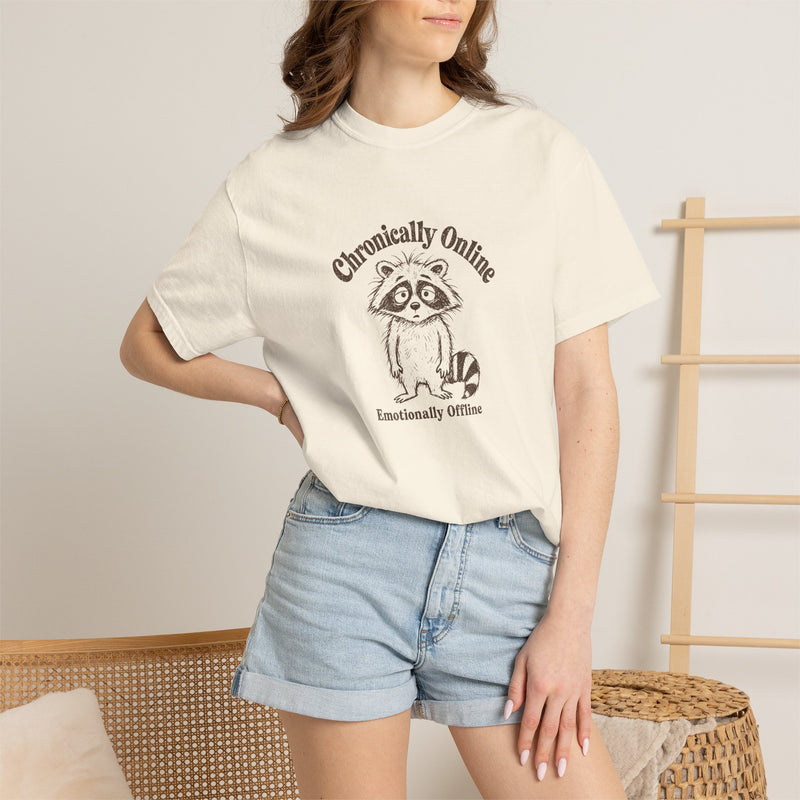 The Chronically Online Raccoon Tee