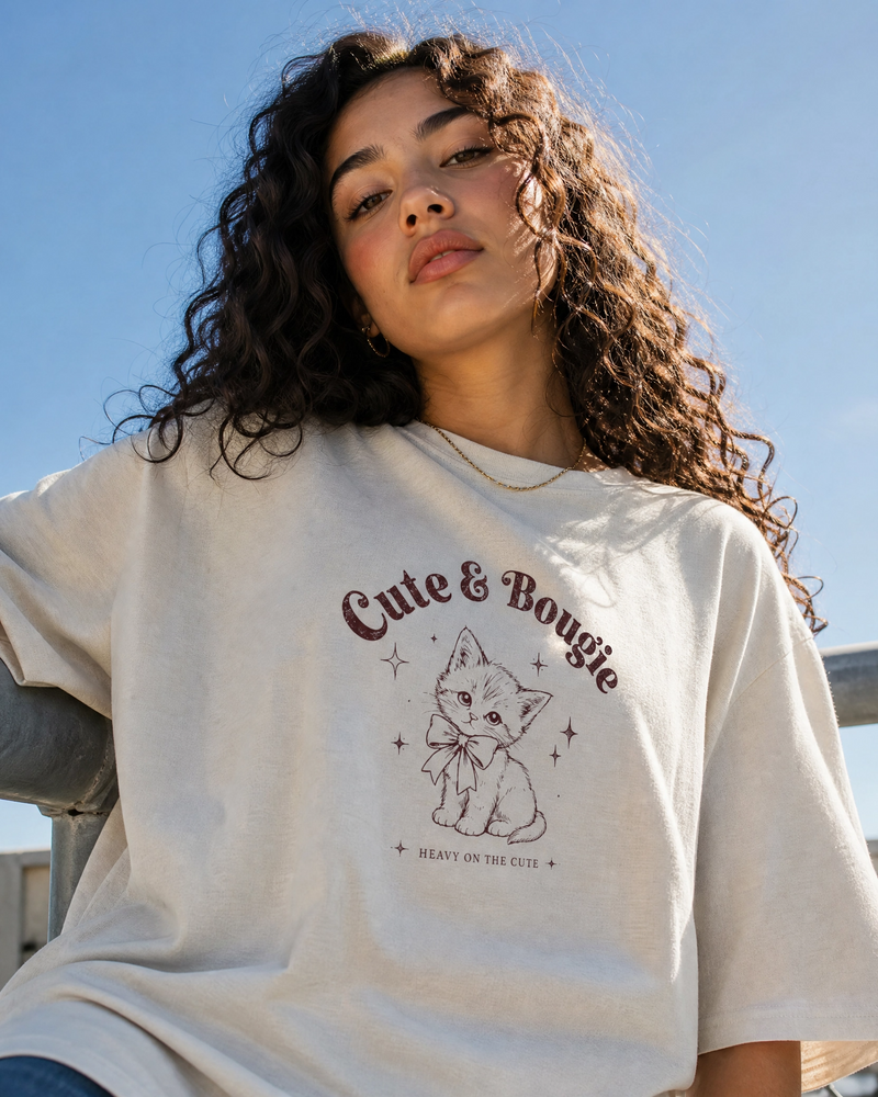Cute & Bougie Cat Tee