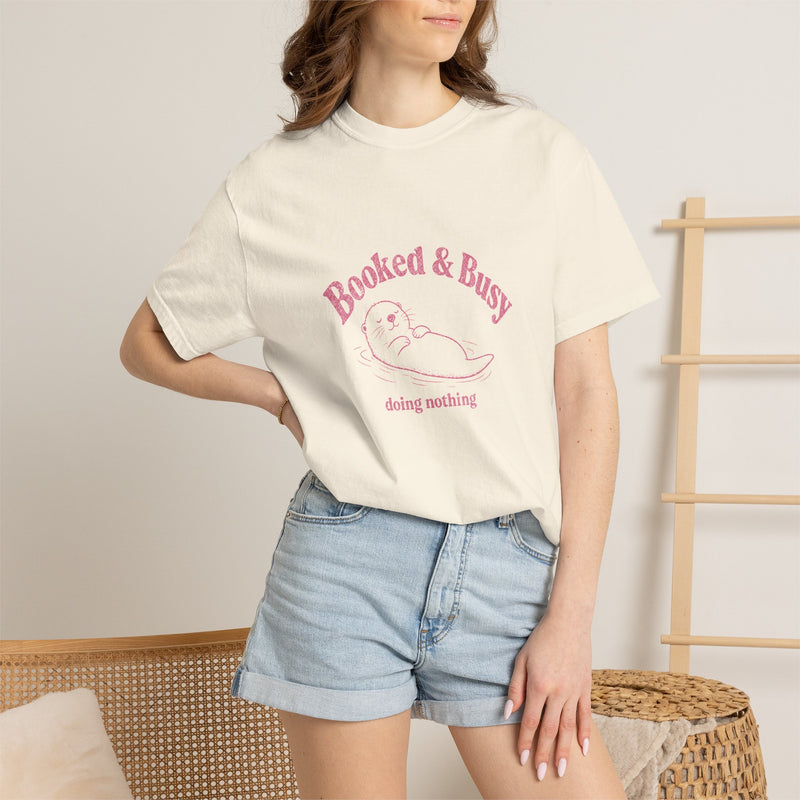 Booked & Busy Otter Tee